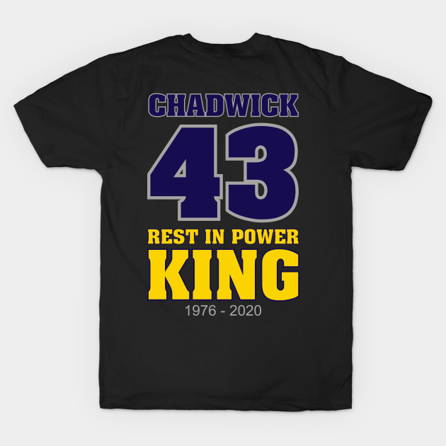 Chadwick 43 Rest in Power King 1976-2020 by gastaocared